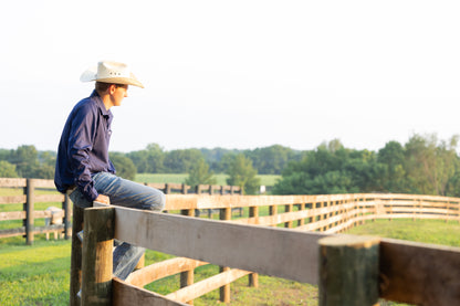 FlexFlow Mesh Button-Up Mens Western Shirt