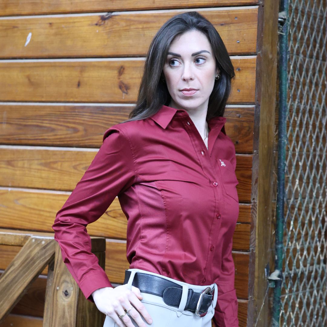 FlexFlow Mesh Button-Up Women's Western Shirt