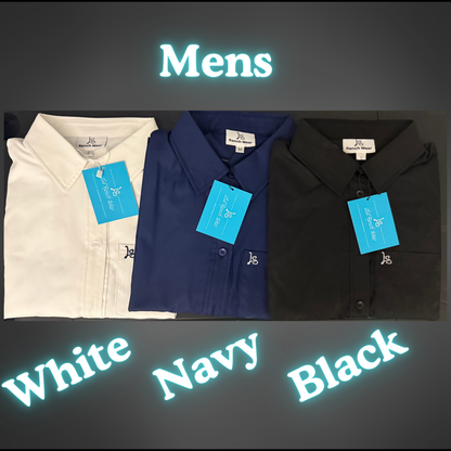 FlexFlow Mesh Button-Up Mens Western Shirt